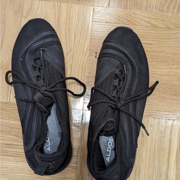 Black Aldo Running Shoes - Picture 2 of 2